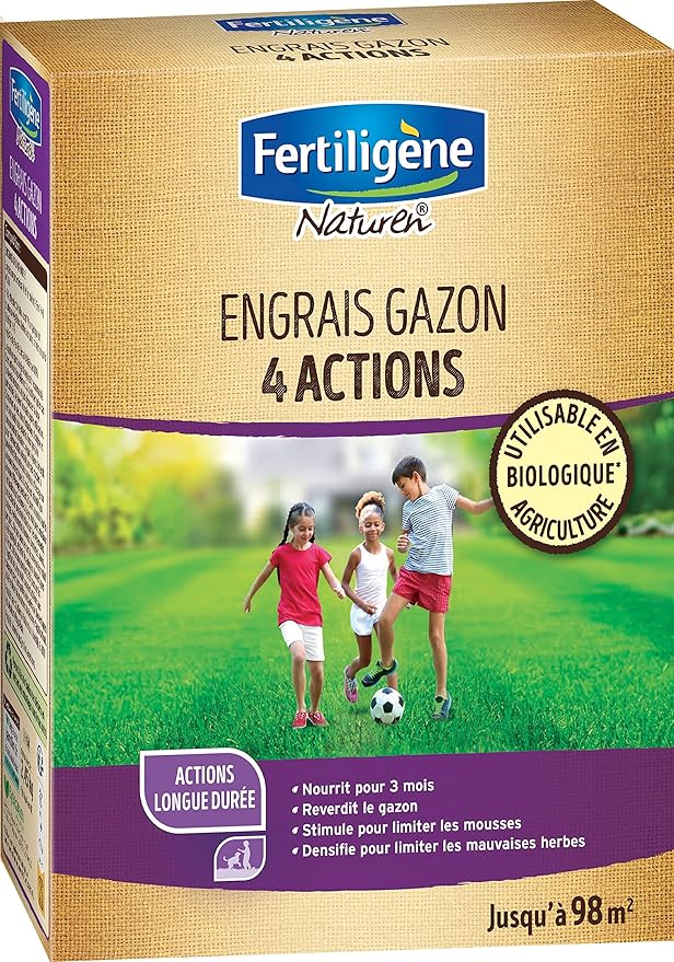 27792 ENGRAIS GAZON 4 ACTIONS ETUI DE 2,45KG – Image 1