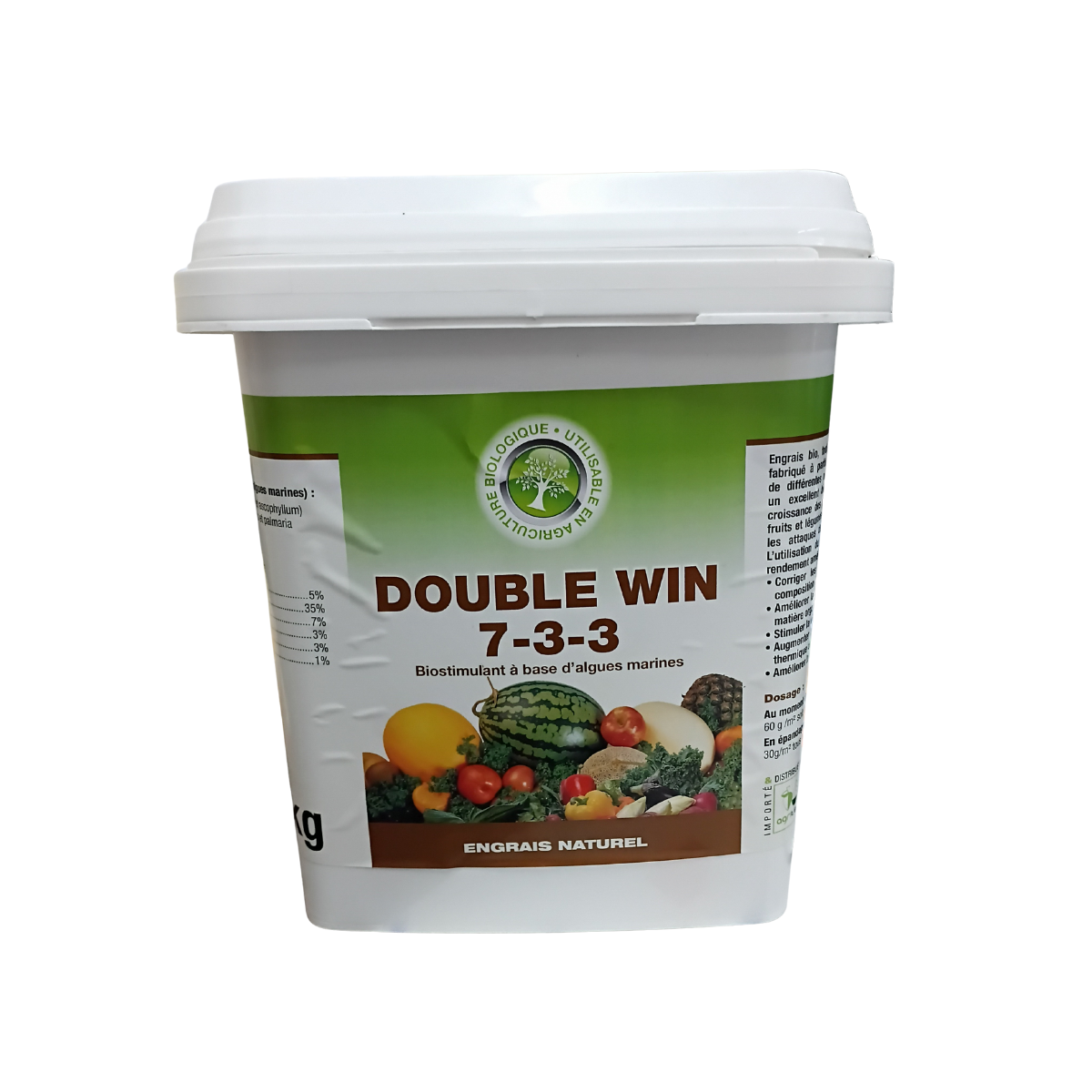 26881 ENGRAIS DOUBLE WIN NPK 7-3-3 (5KG) R – Image 1