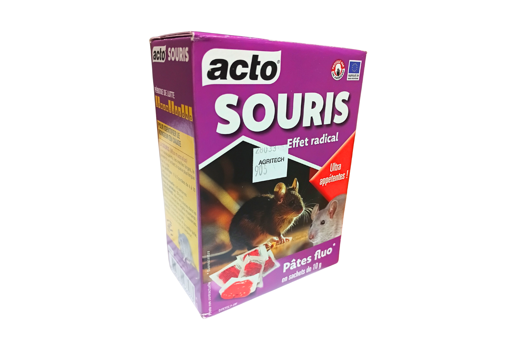 28033 ACTO SOURIS PATE APPAT FLUORESCENT 50G – Image 1